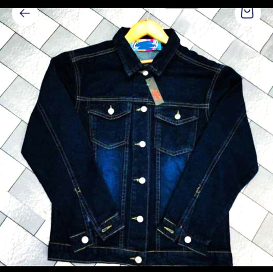 denim plain jacket